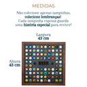 Ver imagem 6 de Quadro Porta Tampa de Cerveja Tampinha de Garrafa Decoração