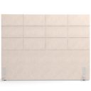 Ver imagem 3 de Cabeceira Cama Box Queen 160 cm Roma W01 Suede Bege - Lyam Decor