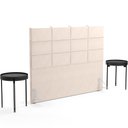 Ver imagem 7 de Cabeceira Cama Box Queen 160 cm Roma W01 Suede Bege - Lyam Decor
