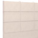 Ver imagem 6 de Cabeceira Cama Box Queen 160 cm Roma W01 Suede Bege - Lyam Decor
