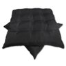 Kit 02 Almofadas Assento Futon Flat para Cadeira 40x40 Preto - 6