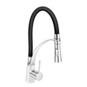 Ver imagem 1 de Torneira Cozinha Gourmet Monocomando Mangueira Preta Flex.