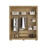 Guarda Roupa Casal Dallas 3 Portas 2 Gavetas I01 - Clique Chique Móveis - 2