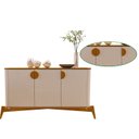 Ver imagem 3 de Buffet Aparador Buriti Off White com Nature - Moveis Jb