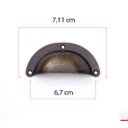 Ver imagem 3 de Kit Puxador Dourado Ponto e Concha Rose Gold Kit 36 Pçs: Ouro Velho