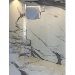 Suporte de Papel Higiênico de Chão em Acrílico