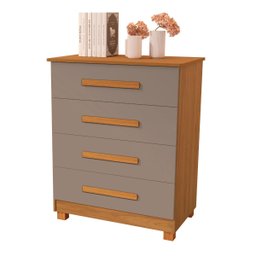 Cômoda Quarto Casal Reforçada Suiça Basoto Brasil - 1