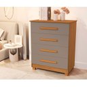 Ver imagem 2 de Cômoda Quarto Casal Reforçada Suiça Basoto Brasil