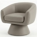 Ver imagem 1 de Poltrona Decorativa Cave Base Giratoria Courino Tcs 726 Moll