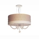 Ver imagem 3 de Lustre Infantil Pendente Pérolas 50x15 Cáqui