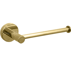 Porta Papel Higienico Dourado Brilhoso Papeleira de Parede Aço Inox Suporte Papel Acessório Banheiro