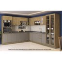 Ver imagem 1 de Armário de Cozinha Modulada Completa de Canto 16 Peças 2,89x3,38m 276 Botanic Kappesberg