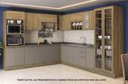 Ver imagem 1 de Armário de Cozinha Modulada Completa de Canto 16 Peças 2,89x3,38m 276 Botanic Kappesberg