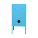 Ver imagem 6 de Armário de Aço Decorativo Multiuso C/chave Azul Claro