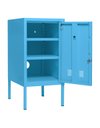 Ver imagem 3 de Armário de Aço Decorativo Multiuso C/chave Azul Claro