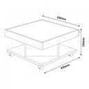 Ver imagem 6 de Sala de Estar Completa com Painel e Mesa de Centro Viena Espresso Móveis