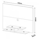 Ver imagem 4 de Sala de Estar Completa com Painel e Mesa de Centro Viena Espresso Móveis