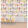 Papel de Parede Infantil 45 - Meninas - 0,52 x 2,00 metros - 2