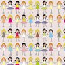 Papel de Parede Infantil 45 - Meninas - 0,52 x 2,00 metros - 1