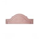 Ver imagem 2 de Cabeceira Queen Luxo 160x60 Veludo Rosê Tachas Prata
