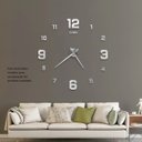 Ver imagem 5 de Relógio de Parede Gigante Alg Romanos - Prateado