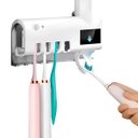 Ver imagem 4 de Porta Escova de Dente com Esterilizador Uv e Aplicador Automático de Pasta Dental Recarregável