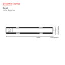 Ver imagem 6 de Ralo Linear Inox 50 Cm Saída Extremidade Rose Gold Versatile