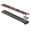 Ver imagem 2 de Ralo Linear Inox 50 Cm Saída Extremidade Rose Gold Versatile