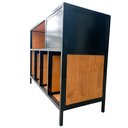 Ver imagem 6 de Aparador Modelo Industrial para Toca-Discos e Vinis - Ferro e Madeira