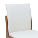 Ver imagem 7 de Kit 2 Cadeiras Tulipa Assento e Encosto Estofado - Amêndoa - Assento Estofado Corano Bege