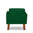 Ver imagem 3 de Mini Poltrona Cadeira Infantil Nina de Criança Suede Verde