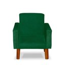 Ver imagem 1 de Mini Poltrona Cadeira Infantil Nina de Criança Suede Verde