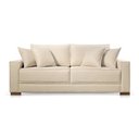 Ver imagem 1 de Sofá 3 Lugares Linho Bege Claro Helô 2,00m