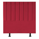 Ver imagem 1 de Cabeceira Estofada Cama Box Solteiro 90 Cm Mavie Suede:vermelho