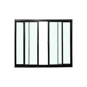 Janela 4 Folhas Preto 120x150 Linha 18 Esmeralda