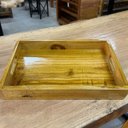 Ver imagem 4 de Gamela Bandeja Centro de Mesa Madeira Maciça Artesanal 45x29:Cerejeira