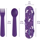 Ver imagem 5 de Bentgo Conjunto de Utensílios Infantis de Plástico Roxo