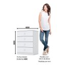 Ver imagem 4 de Cômoda Infantil 4 Gavetas Labirinto Branco