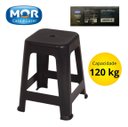 Ver imagem 4 de Banqueta Plástica Bela Vista Suporta até 120 Kg Mor 02 Und