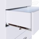 Ver imagem 4 de Cômoda de Bebê 5 Gavetas Azul/Branco