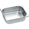 Cuba Gastronomica Inox Gn 1/4 X 65mm (265x162mm) Brasinox - 5