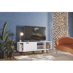 Rack para TV até 55 Polegadas 1 Porta 1 Prateleira Oregon Retrô  - 7