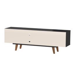 Rack Para TV até 55 Polegadas 1 Porta 1 Prateleira Oregon Retrô  - 5