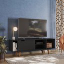 Ver imagem 7 de Rack Para TV até 55 Polegadas 1 Porta 1 Prateleira Oregon Retrô 