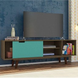 Rack para TV até 40 Polegadas 1 Porta Oregon Retrô Olivar - 1