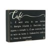 Quadro Box Decorativo Cafe Significado em Mdf 15x20cm - 3