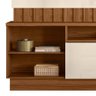 Estante Home Diamantina 150cm Amêndoa/off White para Tv até 60” - Mobler - 3