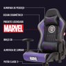 Cadeira Gamer Profissional Marvel Pantera Negra Roxa - 6