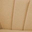 Ver imagem 4 de Kit 02 Poltronas Giratória Giovana Linho Base Cromada A27 Areia