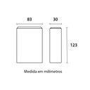 Ver imagem 3 de Arandela Germany Mince Led 4W Bivolt Branco - 3000K Luz Amarela